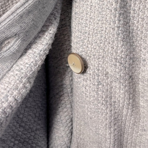 J.McLaughlin Nan Cardigan Sweater Textured Button Up Long Sleeve Fringe size M - Picture 6 of 9